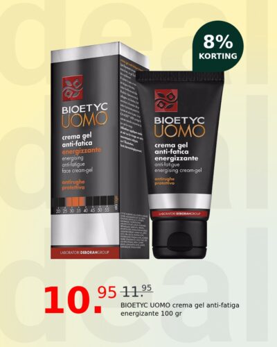 BIOETYC UOMO crema gel anti-fatiga energizante 100 gr