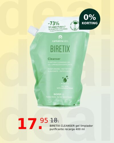 BIRETIX CLEANSER gel limpiador purificante recarga 400 ml