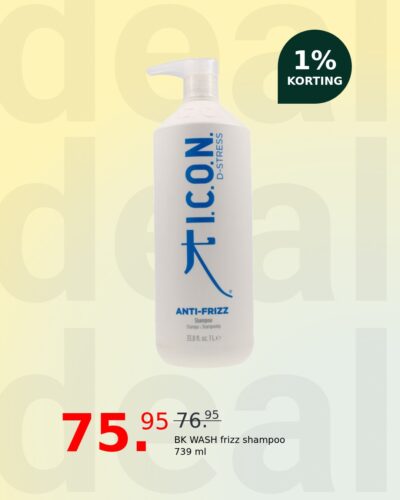 BK WASH frizz shampoo 739 ml