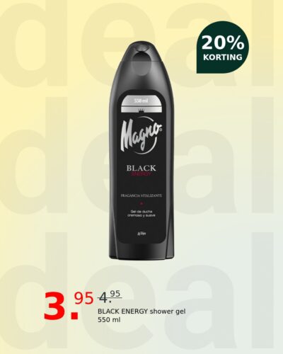 BLACK ENERGY shower gel 550 ml