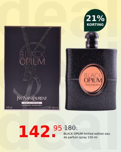 BLACK OPIUM limited edition eau de parfum spray 150 ml