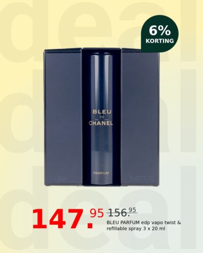 BLEU PARFUM edp vapo twist & refillable spray 3 x 20 ml