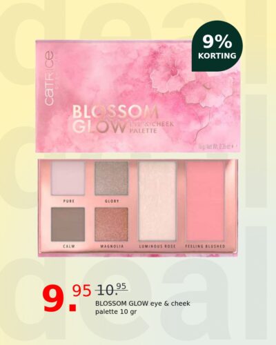 BLOSSOM GLOW eye & cheek palette 10 gr