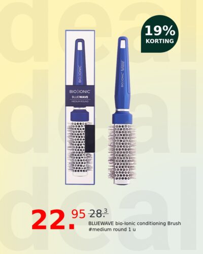 BLUEWAVE bio-Ionic conditioning Brush #medium round 1 u
