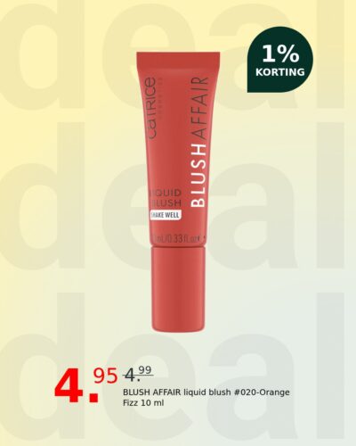 BLUSH AFFAIR liquid blush #020-Orange Fizz 10 ml