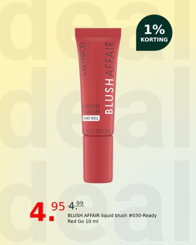 BLUSH AFFAIR liquid blush #030-Ready Red Go 10 ml