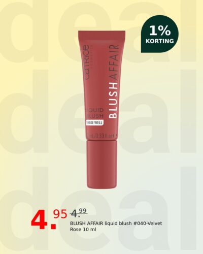 BLUSH AFFAIR liquid blush #040-Velvet Rose 10 ml