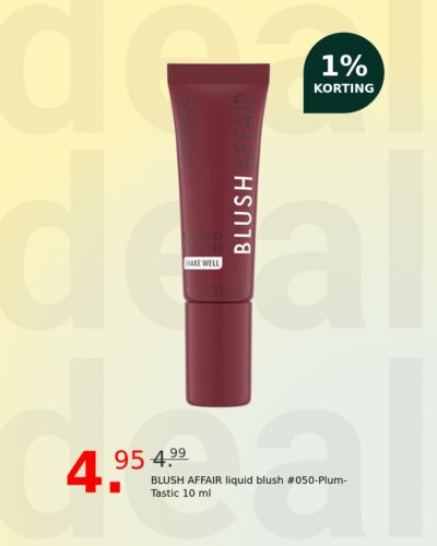 BLUSH AFFAIR liquid blush #050-Plum-Tastic 10 ml