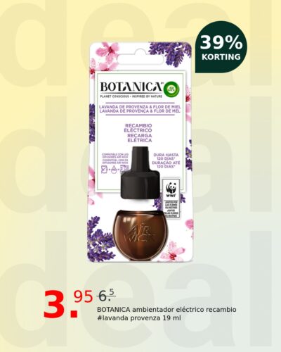 BOTANICA ambientador eléctrico recambio #lavanda provenza 19 ml