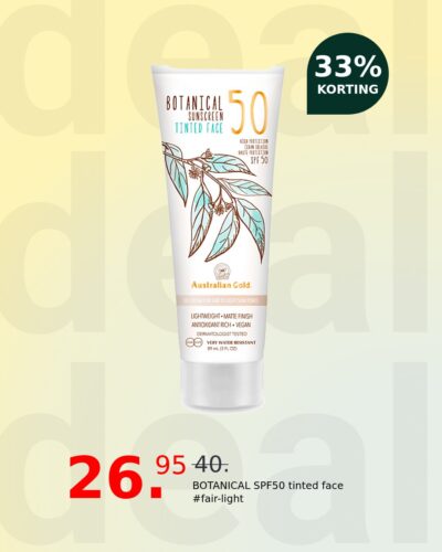 BOTANICAL SPF50 tinted face #fair-light