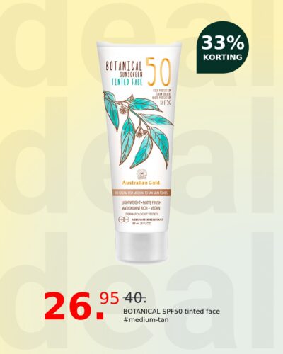 BOTANICAL SPF50 tinted face #medium-tan