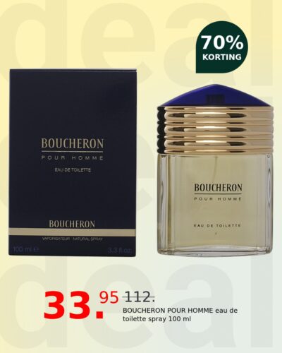 BOUCHERON POUR HOMME eau de toilette spray 100 ml
