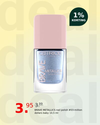 BRAVE METALLICS nail polish #03-million dollars baby 10,5 ml