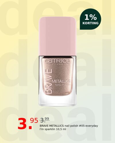 BRAVE METALLICS nail polish #05-everyday I'm sparklin 10,5 ml