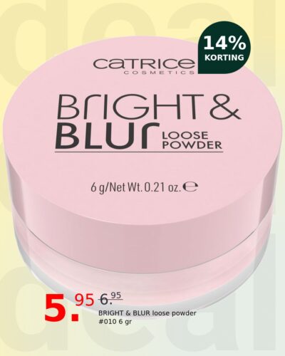 BRIGHT & BLUR loose powder #010 6 gr