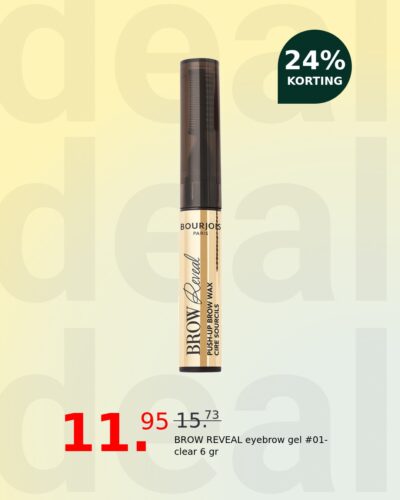 BROW REVEAL eyebrow gel #01-clear 6 gr