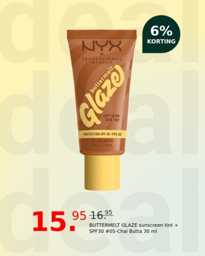 BUTTERMELT GLAZE sunscreen tint + SPF30 #05-Chai Butta 30 ml