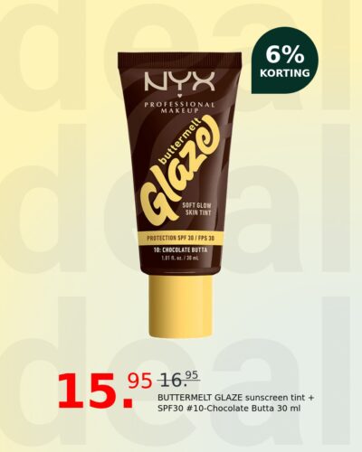BUTTERMELT GLAZE sunscreen tint + SPF30 #10-Chocolate Butta 30 ml