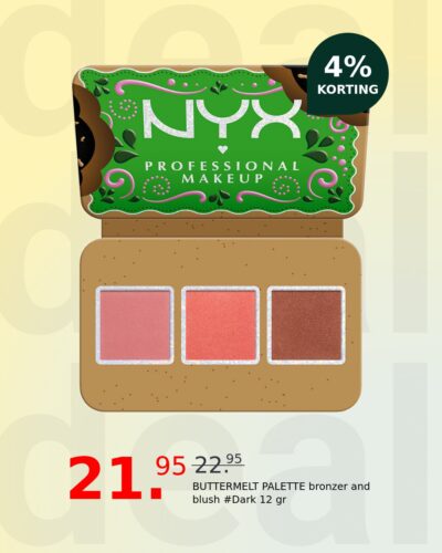 BUTTERMELT PALETTE bronzer and blush #Dark 12 gr