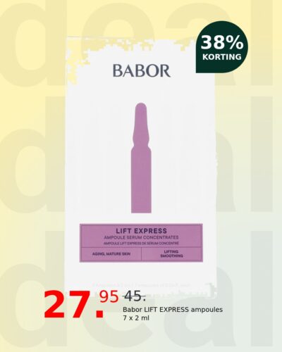 Babor LIFT EXPRESS ampoules 7 x 2 ml