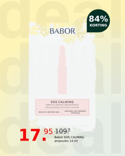 Babor SOS CALMING ampoules 14 ml