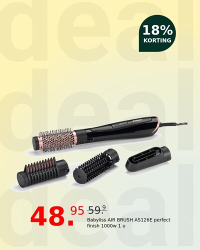 Babyliss AIR BRUSH AS126E perfect finish 1000w 1 u