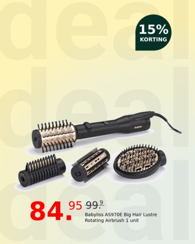 Babyliss AS970E Big Hair Lustre Rotating Airbrush 1 unit