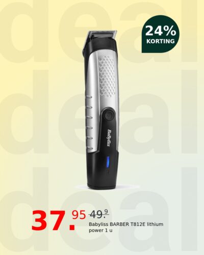 Babyliss BARBER T812E lithium power 1 u