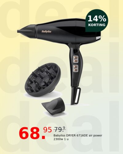 Babyliss DRYER 6716DE air power 2300w 1 u