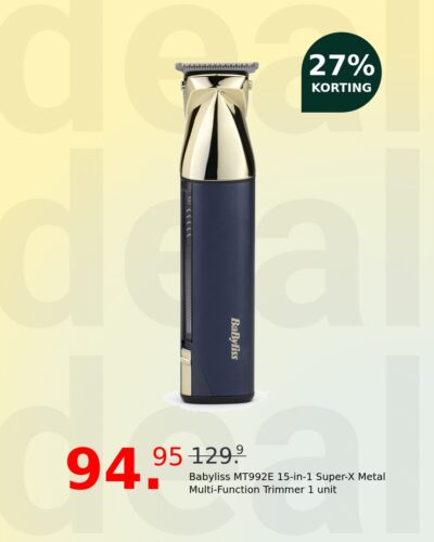 Babyliss MT992E 15-in-1 Super-X Metal Multi-Function Trimmer 1 unit