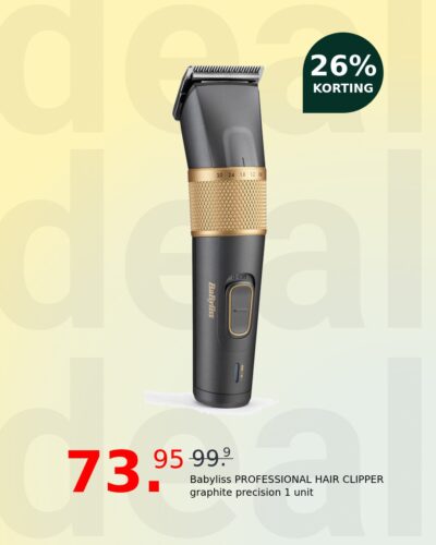 Babyliss PROFESSIONAL HAIR CLIPPER graphite precision 1 unit