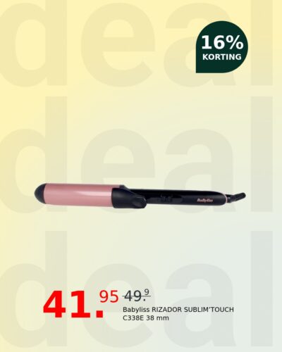 Babyliss RIZADOR SUBLIM’TOUCH C338E 38 mm