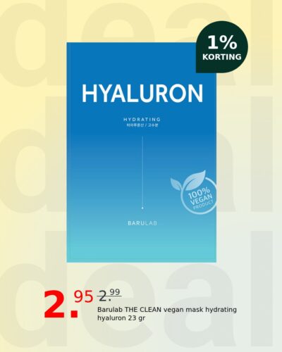 Barulab THE CLEAN vegan mask hydrating hyaluron 23 gr