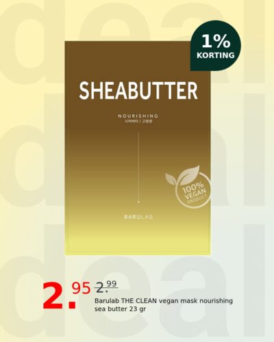 Barulab THE CLEAN vegan mask nourishing sea butter 23 gr