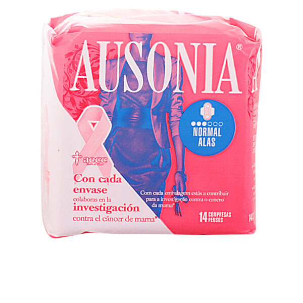AUSONIA normal pads with wings 14 u