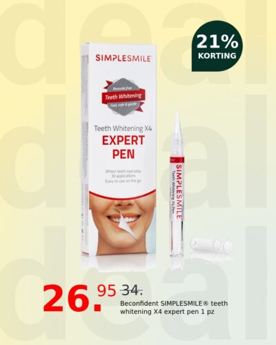 Beconfident SIMPLESMILE® teeth whitening X4 expert pen 1 pz