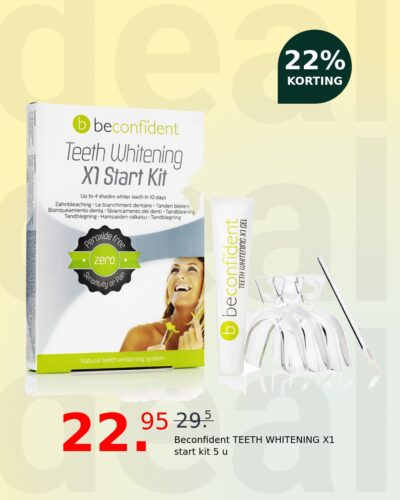 Beconfident TEETH WHITENING X1 start kit 5 u