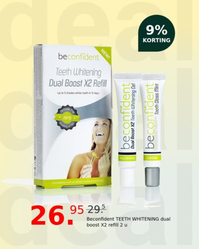 Beconfident TEETH WHITENING dual boost X2 refill 2 u