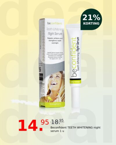 Beconfident TEETH WHITENING night serum 1 u