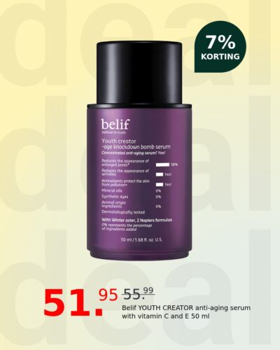 Belif YOUTH CREATOR anti-aging serum with vitamin C and E 50 ml