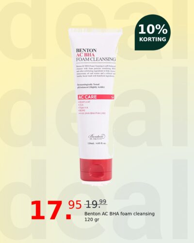 Benton AC BHA foam cleansing 120 gr