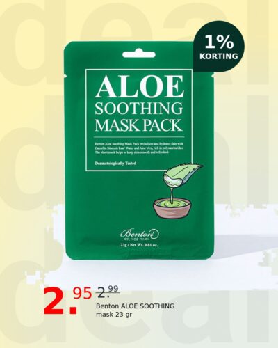 Benton ALOE SOOTHING mask 23 gr