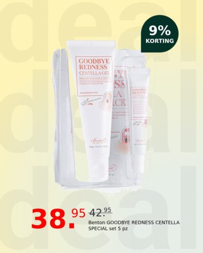 Benton GOODBYE REDNESS CENTELLA SPECIAL set 5 pz