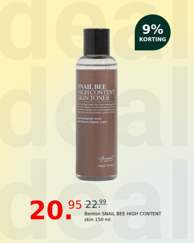 Benton SNAIL BEE HIGH CONTENT skin 150 ml