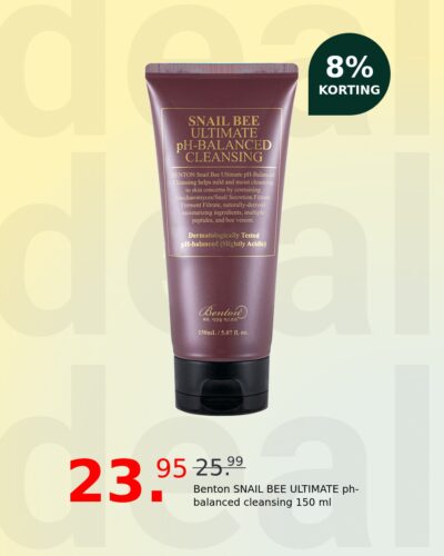 Benton SNAIL BEE ULTIMATE ph-balanced cleansing 150 ml