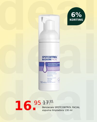 Benzacare SPOTCONTROL FACIAL espuma limpiadora 130 ml