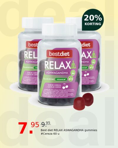 Best diet RELAX ASWAGANDHA gummies #Cereza 60 u