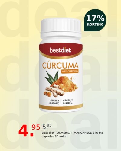 Best diet TURMERIC + MANGANESE 376 mg capsules 30 units