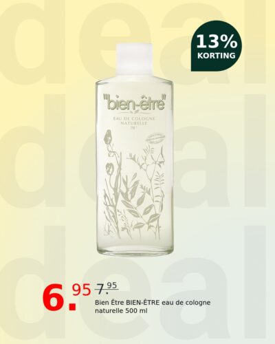 Bien Être BIEN-ÊTRE eau de cologne naturelle 500 ml