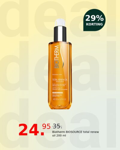 Biotherm BIOSOURCE total renew oil 200 ml